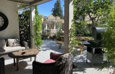 G&icirc;te n&deg;1425 Garde-Colombe - Hautes-Alpes - Terrasse et jardin privatif