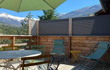 Magnifique terrasse Gîte n°6110 Baratier - Hautes-Alpes - Magnifique terrasse