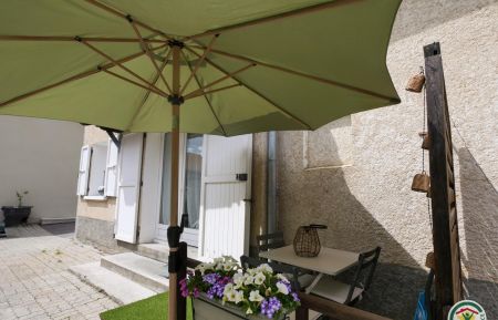 Terrasse privative Gîte n°5413 Chabottes - Hautes-Alpes - Terrasse privative