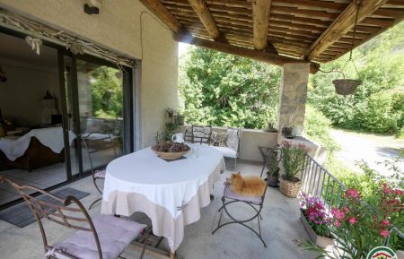 Terrasse Gîte n°1463 Sainte-Colombe - Hautes-Alpes - Terrasse
