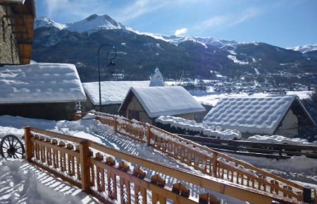 Vue sur le domaine skiable Gîte n°6528 Les Orres - Hautes-Alpes - Vue sur le domaine skiable
